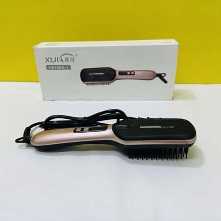 digital hair straightener brush