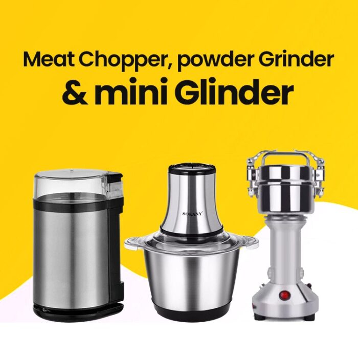 Meat Chopper, Grinder, Powder Grinder