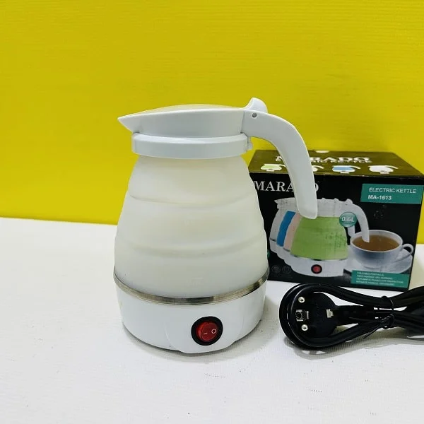 0.6L Portable Silicone Foldable Mini Electric Kettle Collapsible