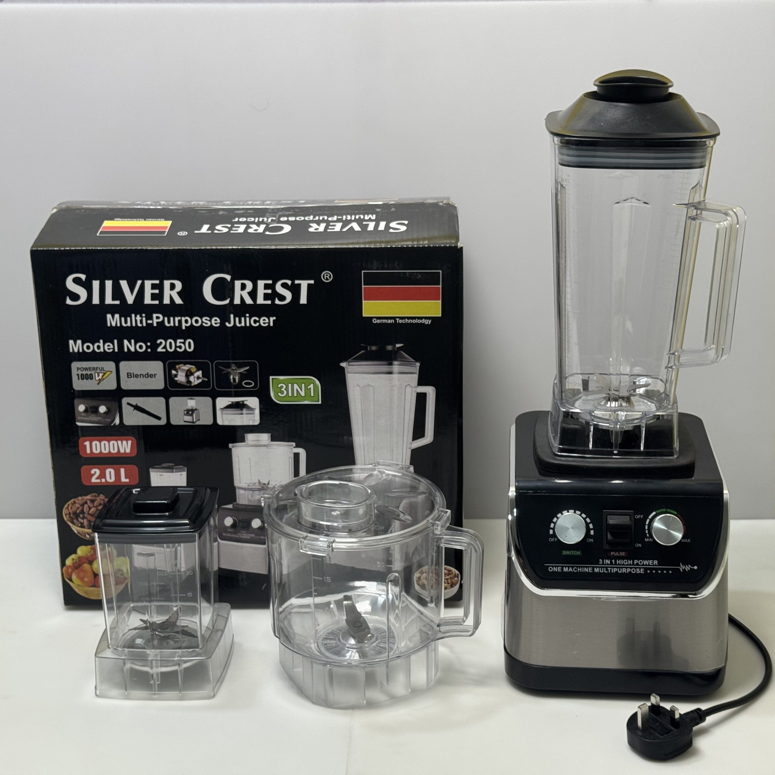 3in1 Silver Crest Blender - D&D Imported Store